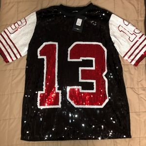 Fashion nova sequined jersey dress